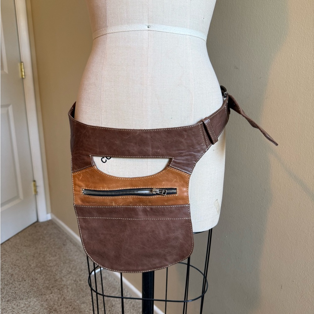 Leather Waist Festival Bag